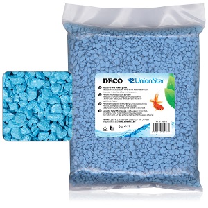 Akvarijní písek světle modrý 2 kg DECO (x)
