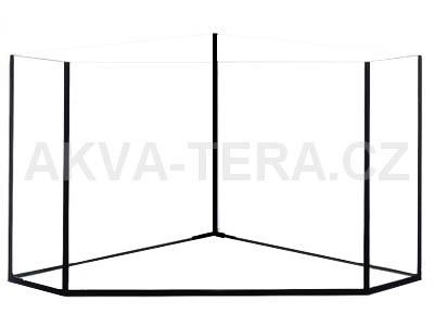 Akvárium rohové Delta 60x60x50 cm, vada-sleva