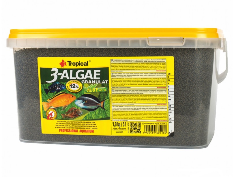 Tropical 3-Algae Granulat 10 l/4,4 kg