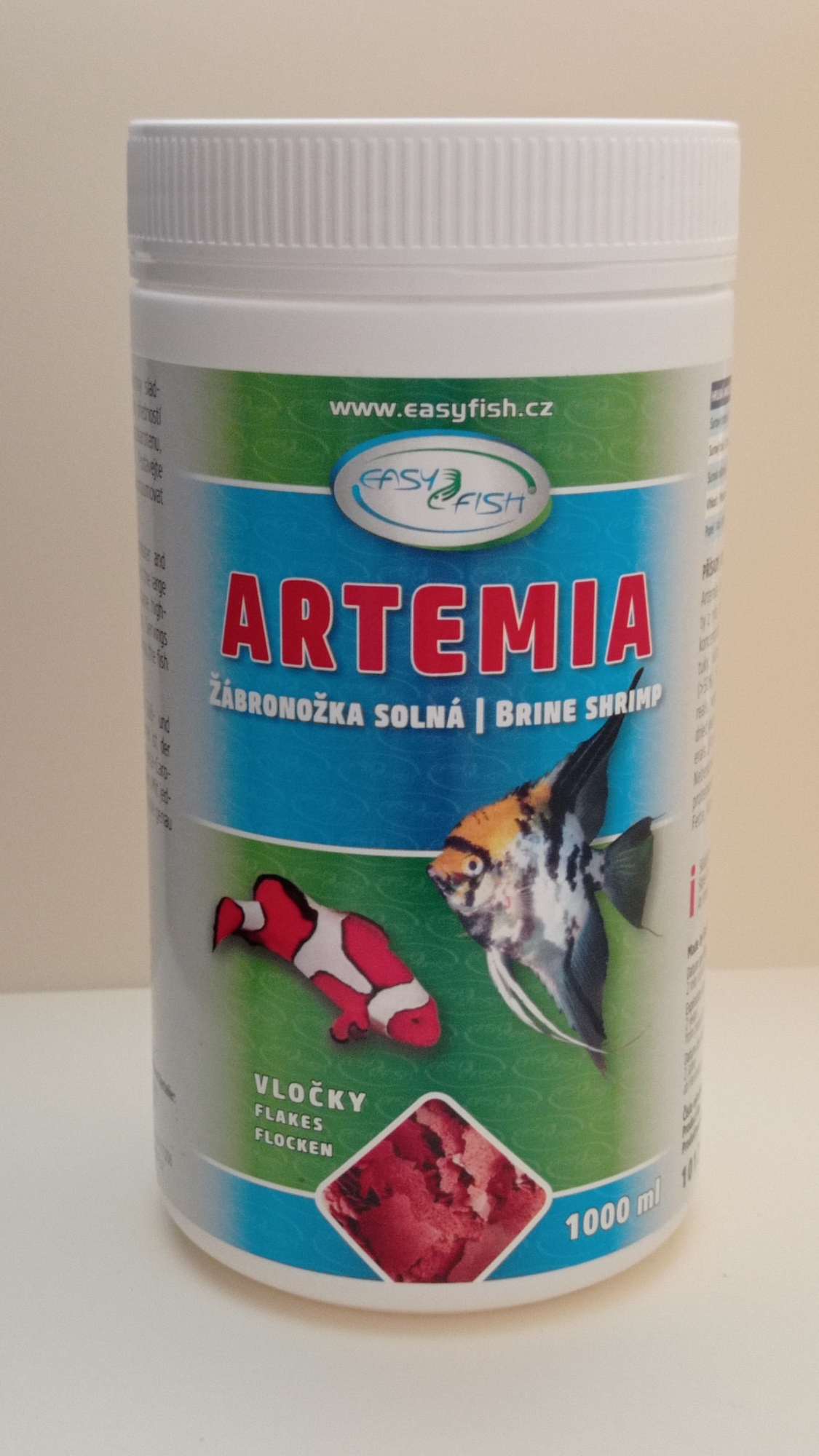 EasyFish Artemia Žábronožka solná Vločky 1000 ml