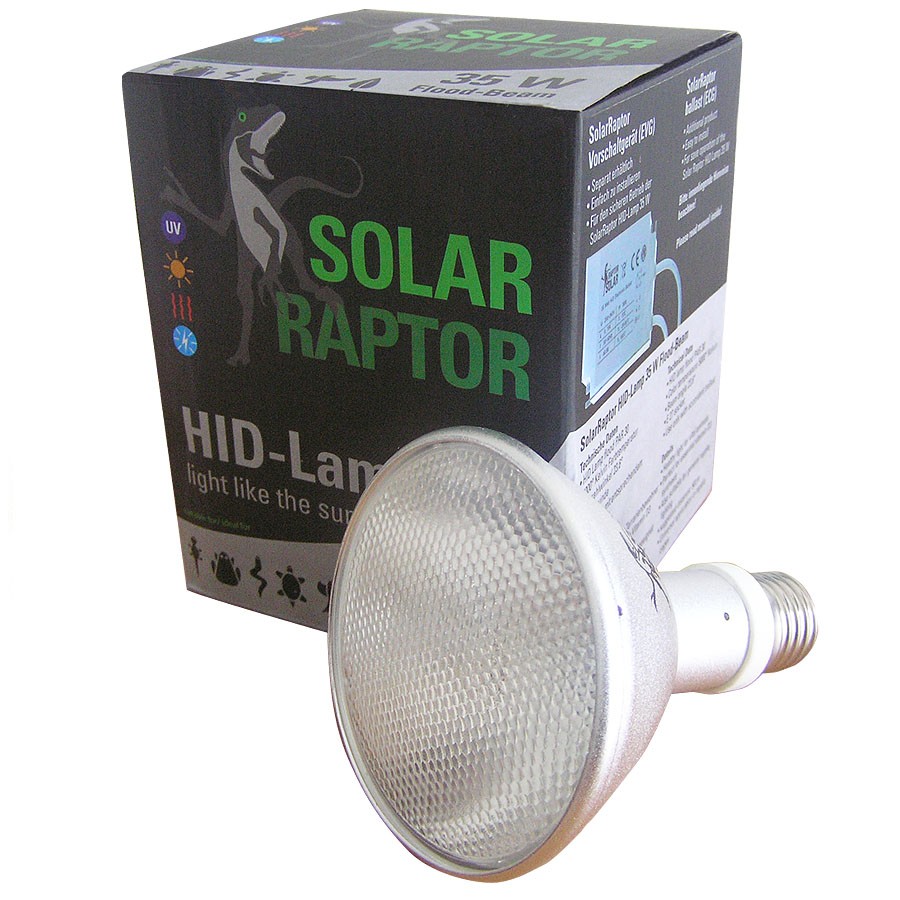 Lampa UVB 35W HID Flood Solar Raptor Econlux