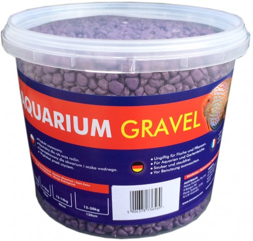 AQUA NOVA Akvarijní štěrk fialový 5kg/3l