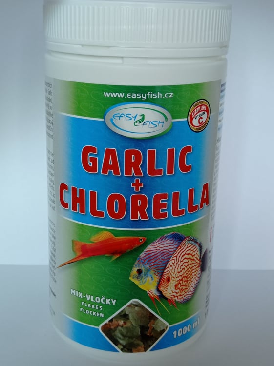 EasyFish Garlic+Chlorella vločky 1000 ml