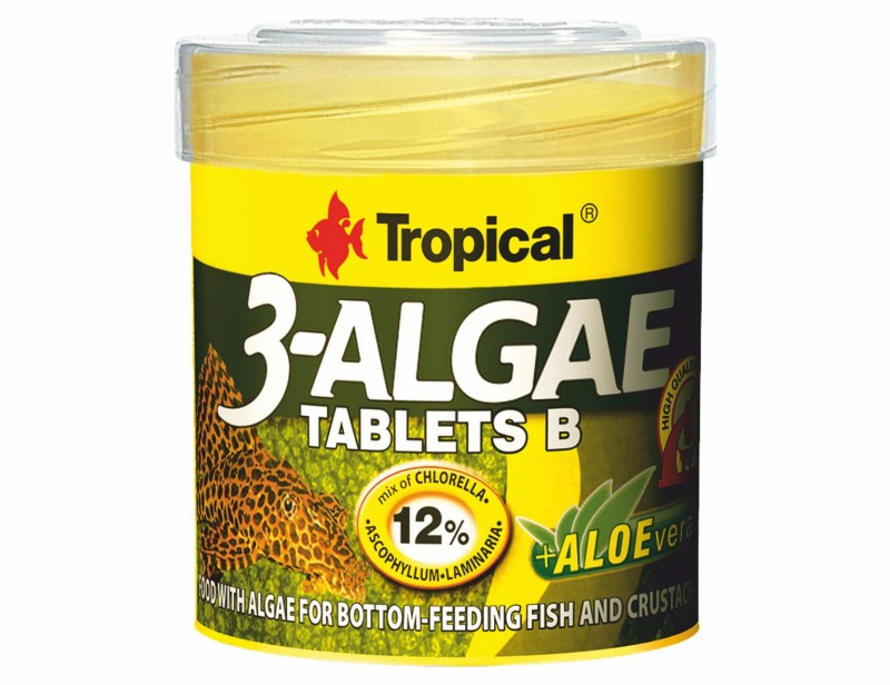 TROPICAL 3-Algae Tablets B 50ml/36g cca 200ks