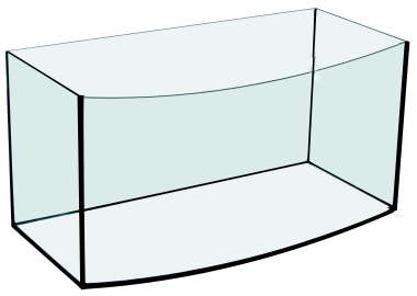 AQUAEL akvárium skleněné oválné 50x30x30cm/40L