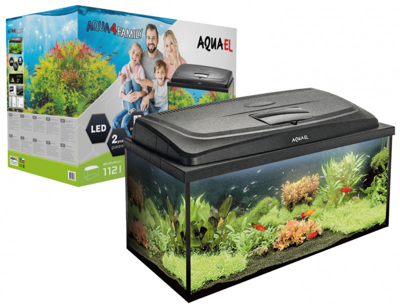 Aquael Aqua4Family akvarijní set 80 x 35 x 40 cm, 112 l