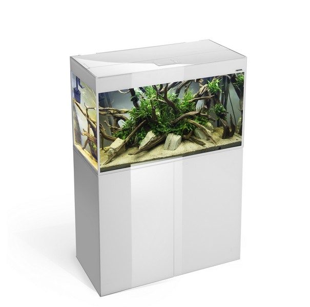 AQUAEL akvarijní set GLOSSY 100 LED - bílý