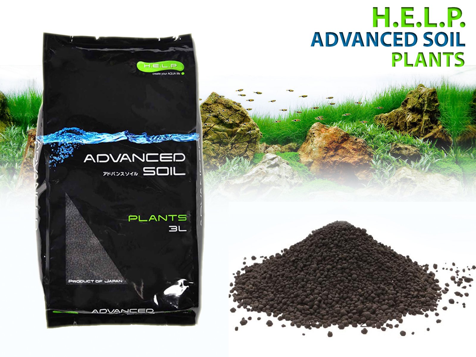 AQUAEL substrát H.E.L.P. ADVANCED SOIL PLANT 3L