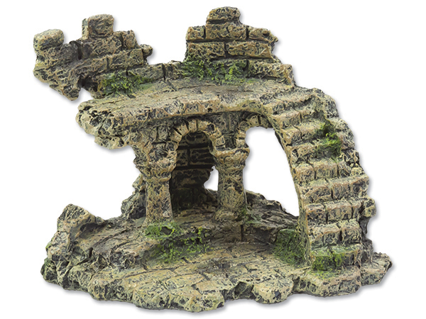 Dekorace AQUA EXCELLENT Zřícenina hradu 13 x 9,7 x 9,5 cm (1ks)