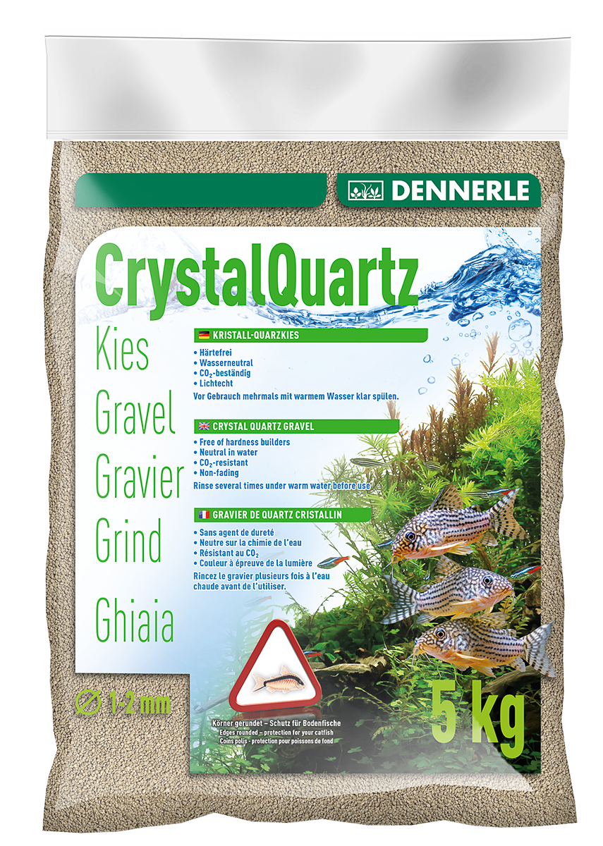 DENNERLE Písek Kristall-Quarzkies 5 kg, 1-2 mm, přírodní