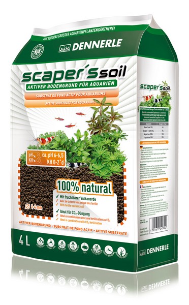 Dennerle půdní substrát Scaper's Soil 4l