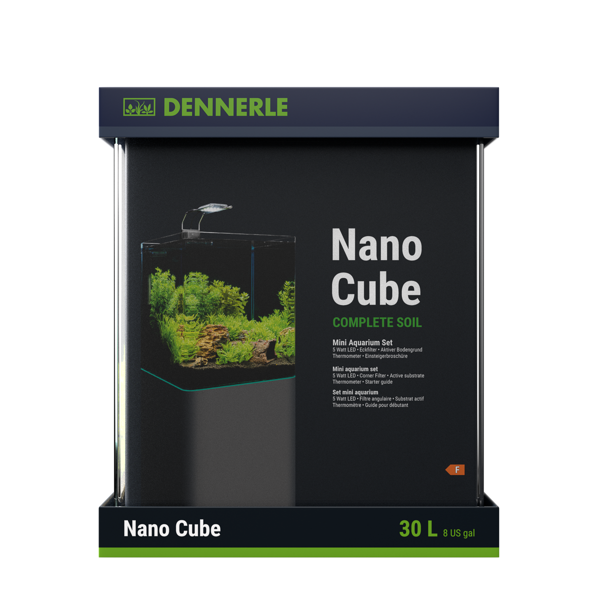 DENNERLE Akvárium NanoCube Complete + Soil - 30 l