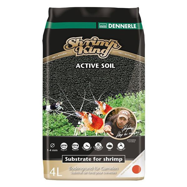 Dennerle substrát ShrimpKing Active Soil 4l