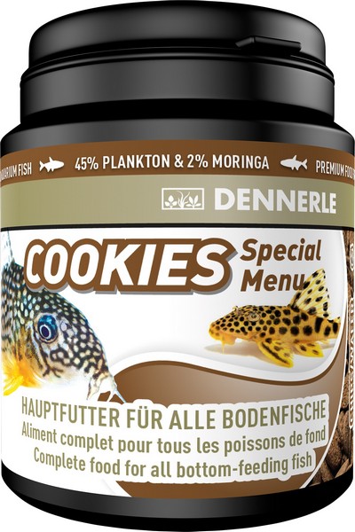 Dennerle Krmivo Cookies Special Menu pro ryby dna, 200 ml