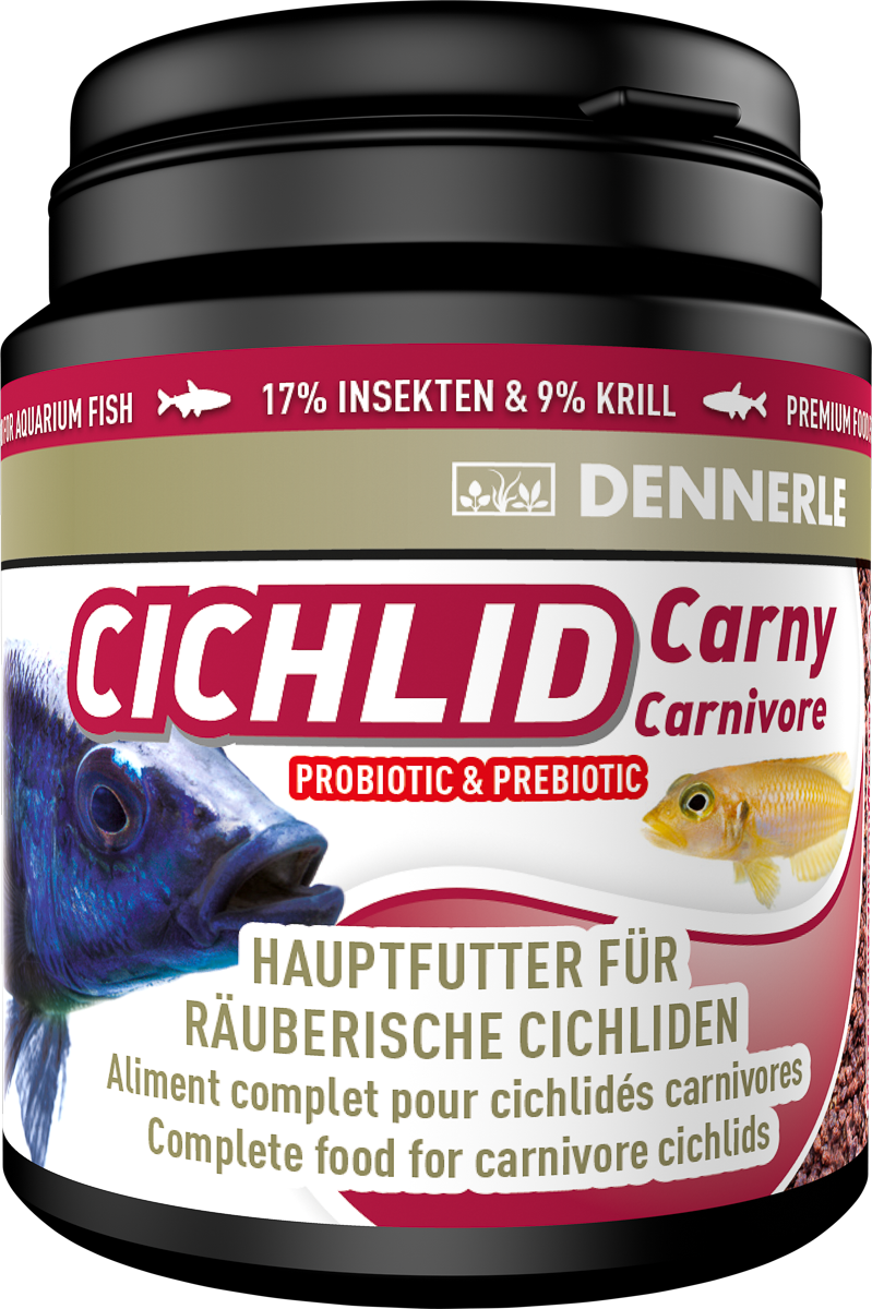 Dennerle Krmivo Cichlid Carny pro dravé cichlidy, 200 ml