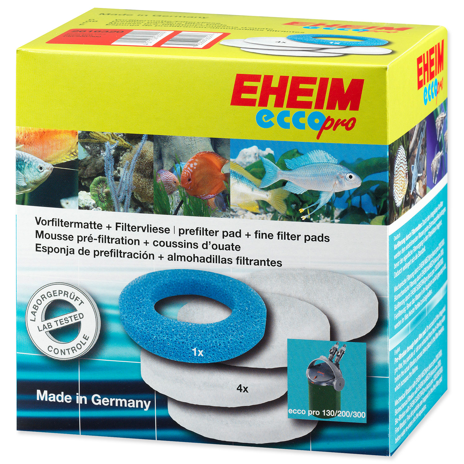 Náplň EHEIM molitany sada Ecco Pro 130/200/300 (5ks)