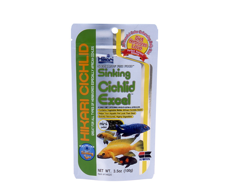 HIKARI Krmivo Sinking Cichlid Excel Mini 100 g