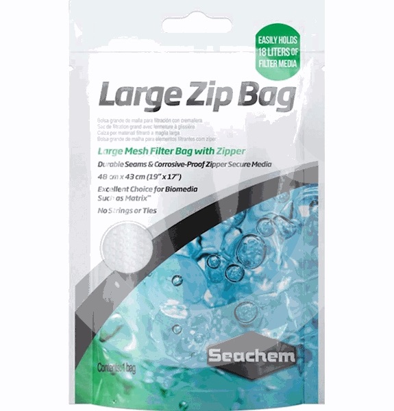 SEACHEM Large Zip Bag