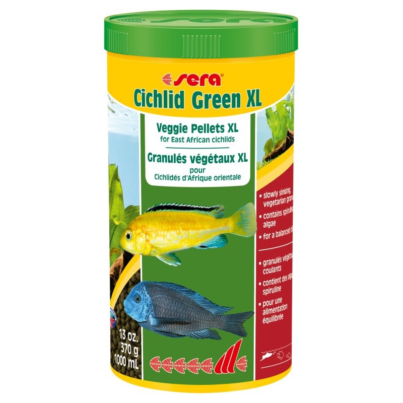 sera Cichlid Green XL 1.000 ml