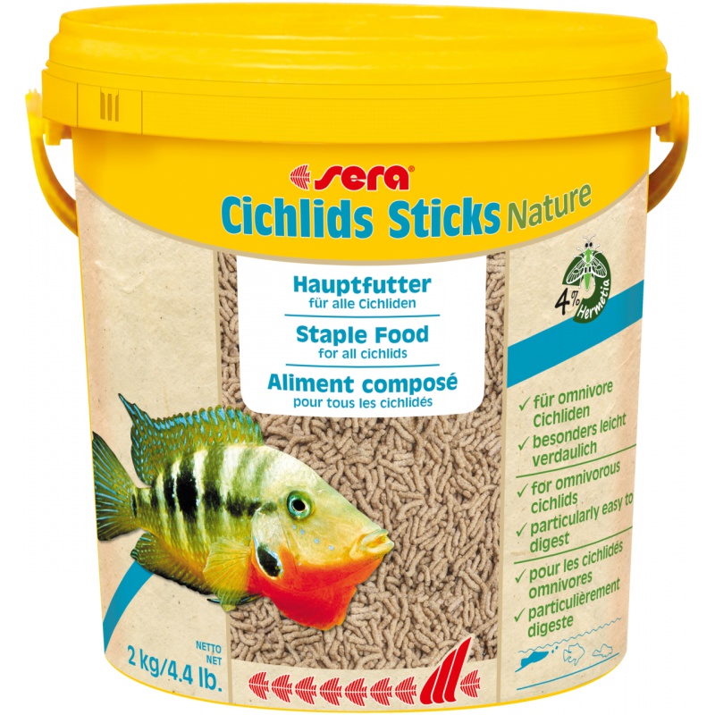 sera Cichlids Sticks Nature 10 l