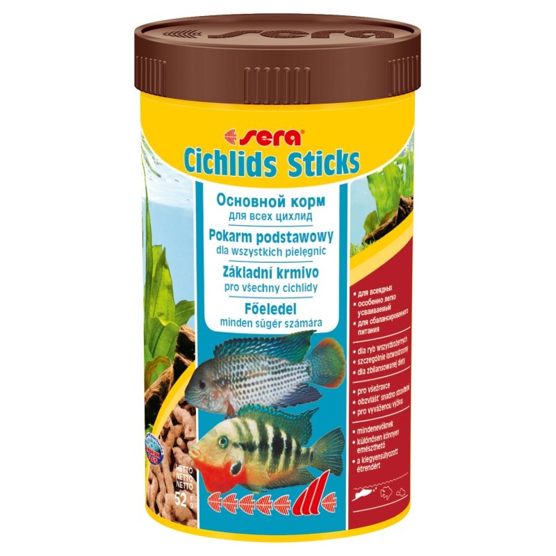 sera Cichlids Sticks 250 ml