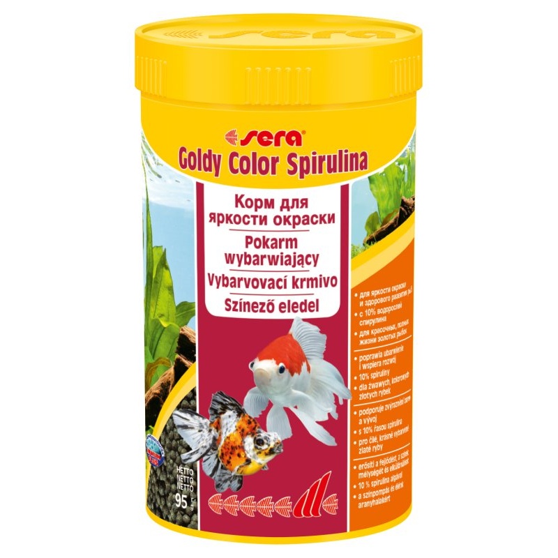 sera Goldy Color Spirulina 250 ml