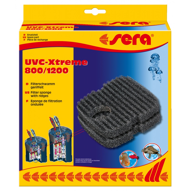 sera filtrační molitany žebrované pro UVC Xtreme 800/ 1200 - 2 ks