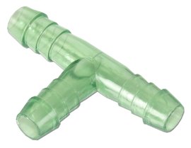 Rozvodka "T" plast zelená, prům. 8 mm, 2ks