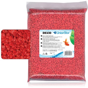 Akvarijní písek červený 2 kg DECO (x)