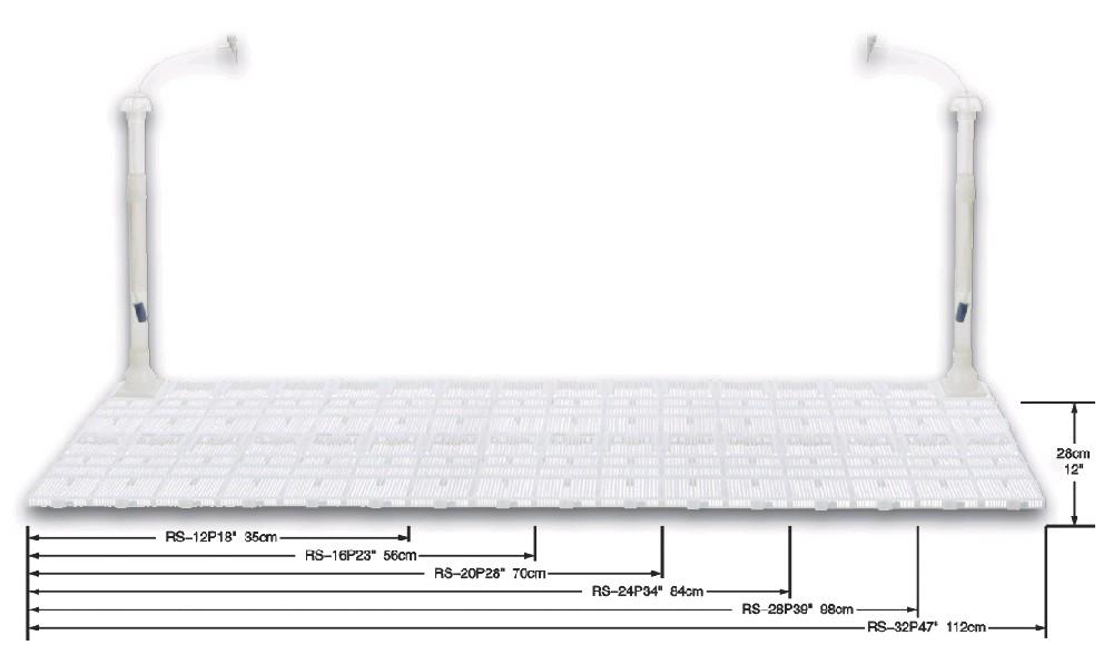 Půdní filtr RS-16P, 56,5x28,5 cm, 1 výstup