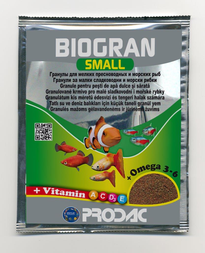 Prodac Nutron Biogran Small 15g/sáček