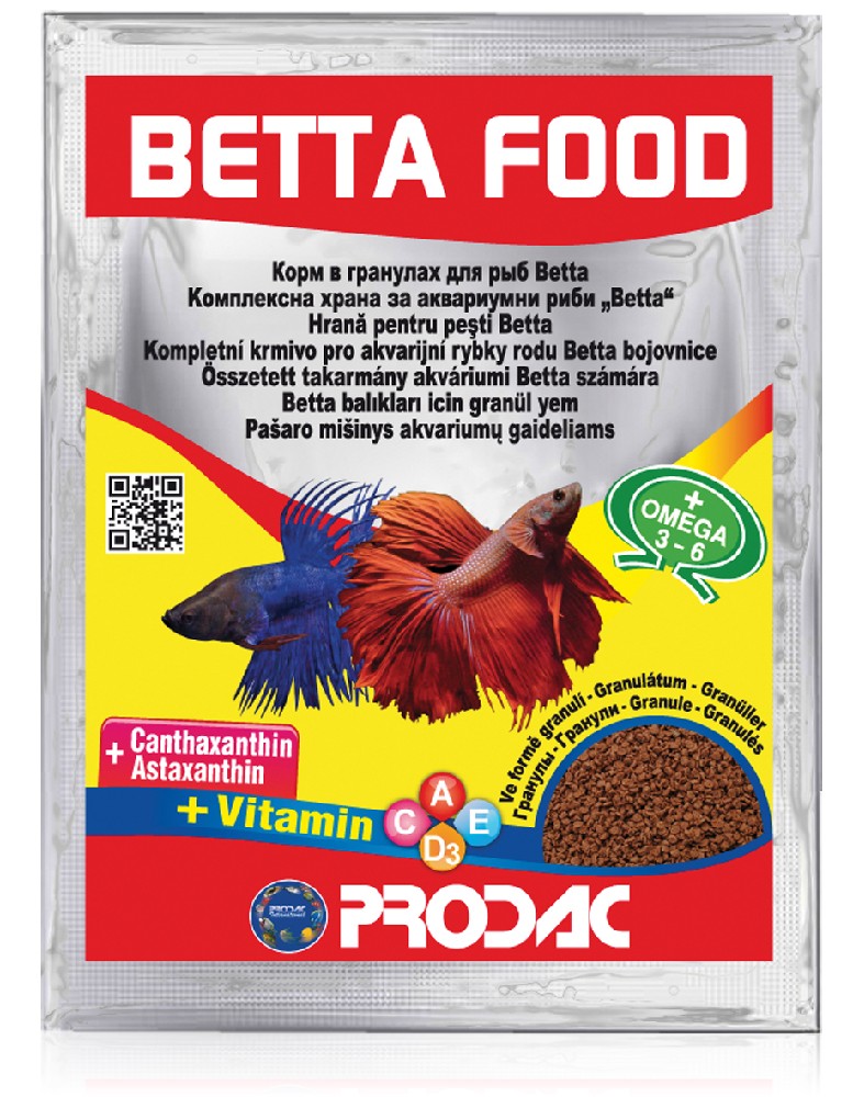 Prodac Betta Food, 12g/sáček