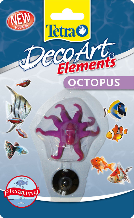 TETRA Dekorace DecoArt chobotnice (1ks)