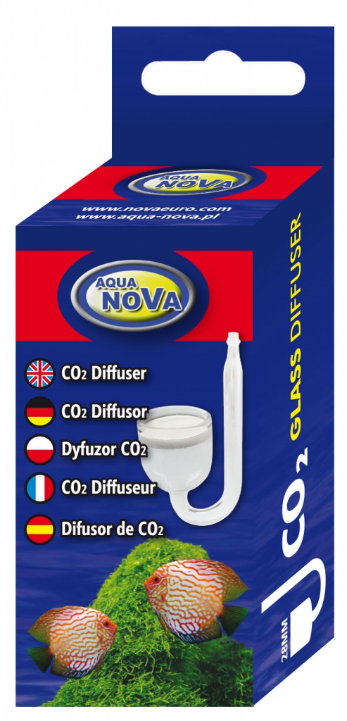 AQUA NOVA CO2 Skleněný Difuzér - 28 mm