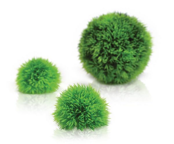 biOrb Plastová rostlina - Aquatic Topiary Ball Set zelená 11,5 a 7 cm