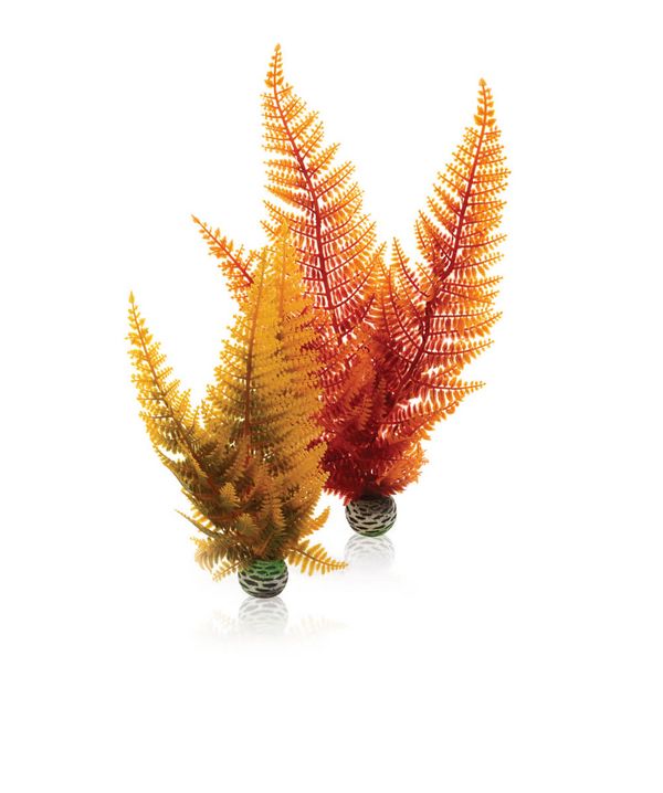 biOrb Plastová rostlina - Autumn Fern Set oranžová 29 cm