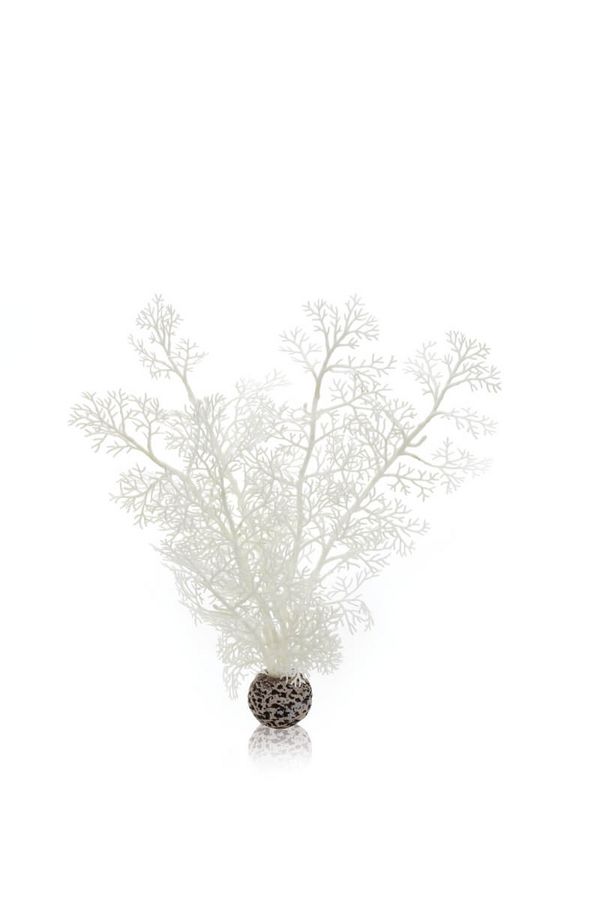biOrb Plastová rostlina - Sea Fan bílá 29 cm