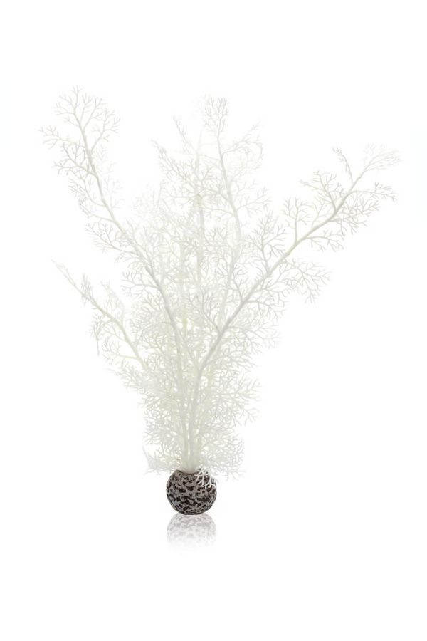 biOrb Plastová rostlina - Sea Fan bílá 39 cm