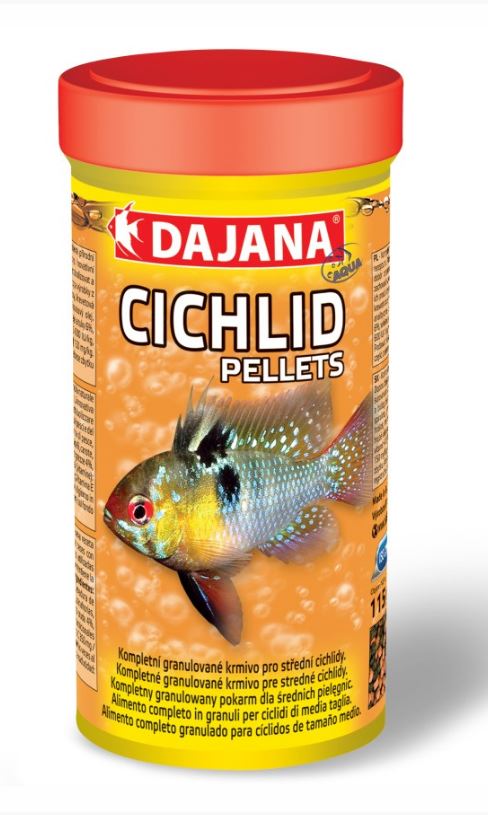 Dajana Cichlid pellets, krmivo (granule) pro ryby 250 ml, 2 mm