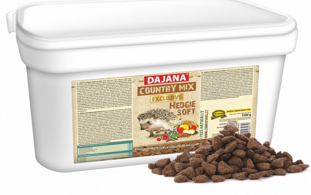Dajana – COUNTRY MIX EXCLUSIVE, ježek 1 500 g, krmivo pro ježky