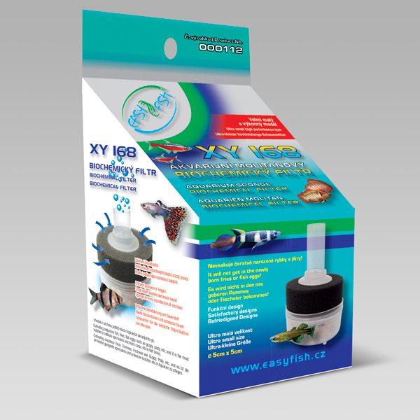 EasyFish Akvarijní molitanový biochemický filtr XY 168