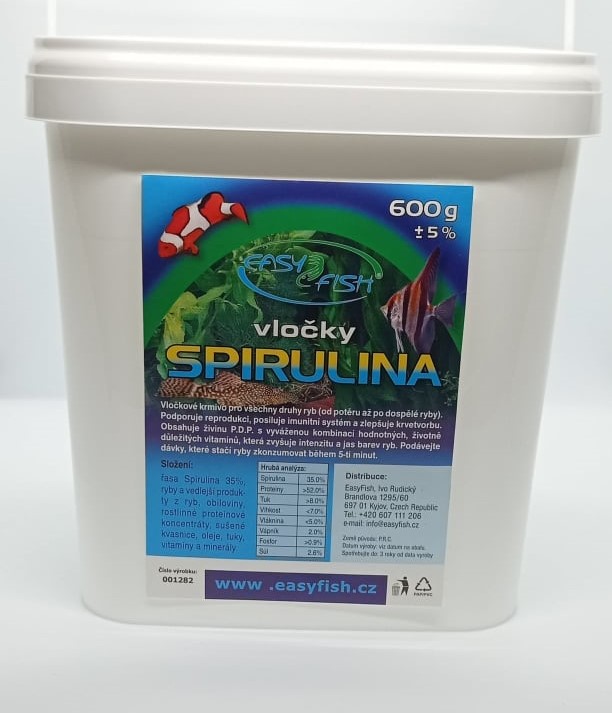 EasyFish Spirulina vločky 600g