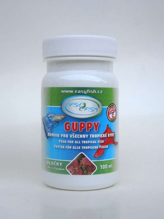 EasyFish Guppy vločky 100 ml