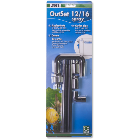 JBL Sada zpětného vedení vody OutSet spray 12/16 CristalProfi e4/7/900/1,2