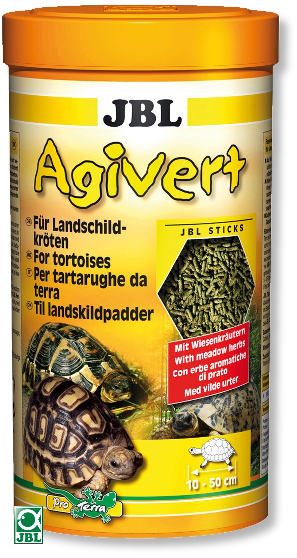 JBL Hlavní krmivo pro suchozemské želvy Agivert, 100 ml