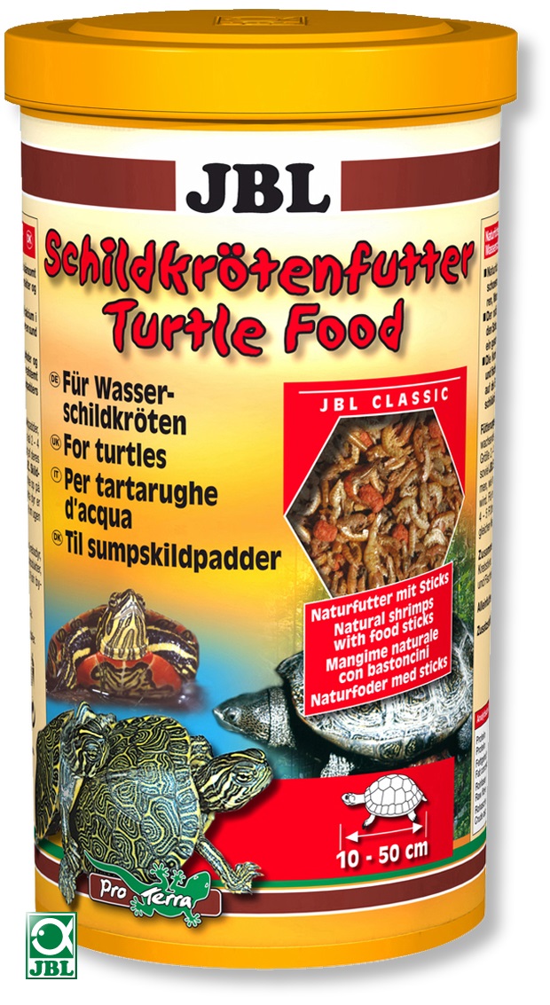 JBL Hlavní krmivo pro vodní želvy velké Schildkrötenfutter, 1 l