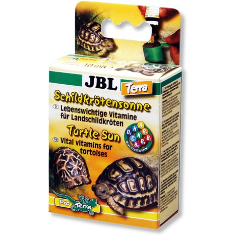 JBL Vitaminy pro suchozemské želvy Schildkrötensonne Terra, 10 ml
