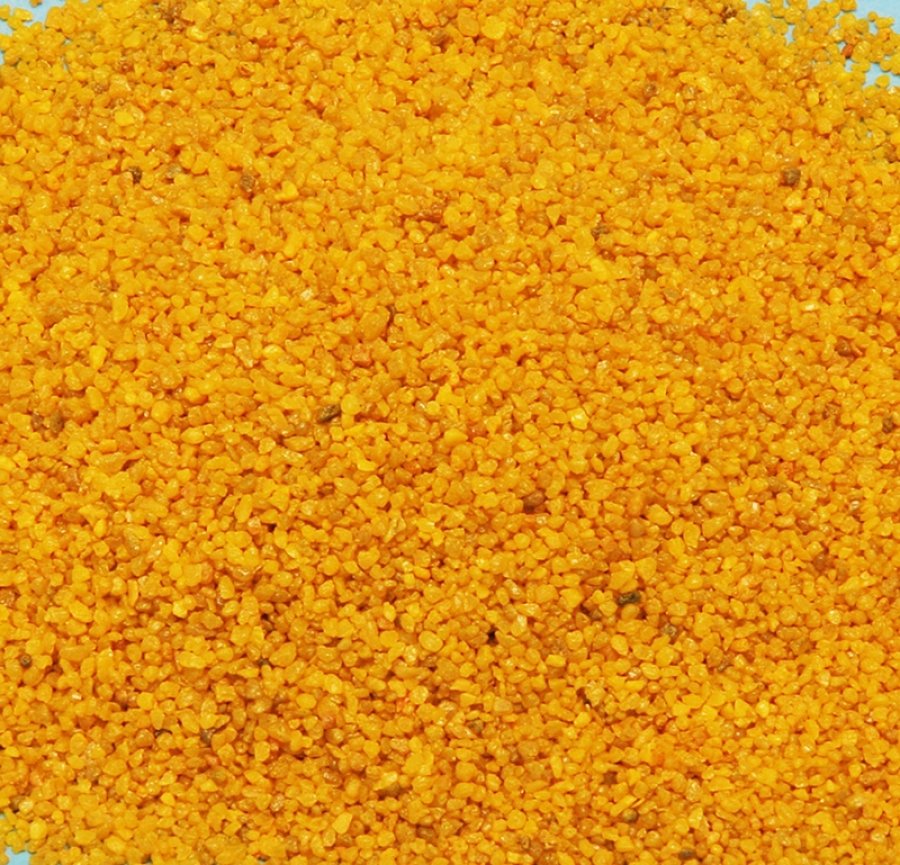 JK Animals žlutý křemičitý písek 0,3–1,4 mm, 2 kg