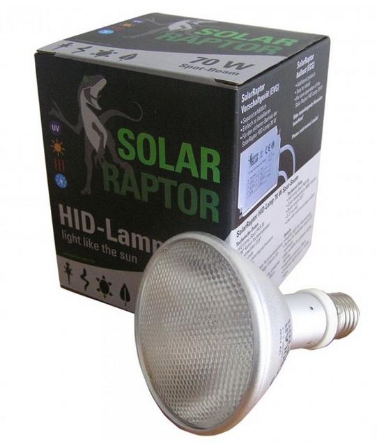 Lampa UVB 50W HID Spot Solar Raptor Econlux