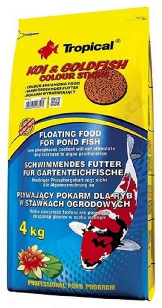 TROPICAL POND Koi& Goldfish Wheat Germ & Garlic Sticks 4kg